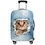 Dog & Cat Themed Travel Suitcase Protection Cover