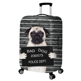 Dog & Cat Themed Travel Suitcase Protection Cover